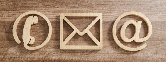 お問い合わせ木目